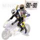 Figure Valentino ROSSI 2008 Moto GP Le Mans and Angel NIETO 1:12