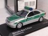Mercedes Benz W211 Limousine E-KLasse 2004 POLIZEI Braunschweig silber / grün 1:43