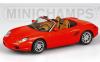 Porsche Boxster 986 Spyder Cabrio 2002 rot 1:43