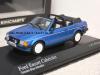 Ford Escort III Cabrio 1983 blau metallik 1:43