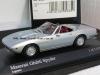 Maserati Ghibli Cabrio Spider 1969 silber metallik 1:43