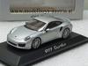 Porsche 911 991 Coupe Turbo silber metallik 1:43