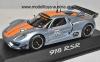 Porsche 918 RSR Hybrid Racing Test silberblau 1:43