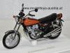 Kawasaki Z900 1973 dark brown / orange 1:18