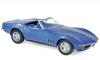 Chevrolet Corvette C3 Cabrio Stingray 1969 blue metallic 1:18