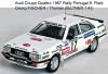 Audi Coupe Quattro 1987 Rallye Portugal 6. Place Georg FISCHER / Thomas ZELTNER 1:43