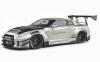 Nissan Skyline R35 GT-R LB Works Liberty Walk LB-Work Type 2 silber 1:18