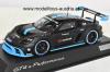 Porsche 718 Cayman GT4 e-Performance 2022 schwarz / blau 1:43 Elektro Mobilität