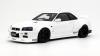Nissan Skyline R34 GT-R KRC Body Kit 2002 weiss 1:18