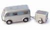 Tatra T805 H + Z Truck and Trailer 1953 silver / blue 1:43