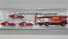 Fiat 640 LKW Transporter mit 3 x Ferrari 250 GTO rot 1:87 H0