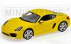 Porsche Cayman Coupe 981c 2012 yellow 1:18