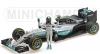 Mercedes GP PETRONAS AMG W07 Hybrid 2016 WORLD CHAMPION Nico ROSBERG 1:18