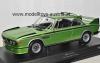 BMW E9 3.0 CSL Coupe with Spoiler Set 1973 - 1975 green metallic 1:18