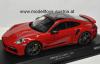 Porsche 911 992 Coupe Turbo S 2020 dark red 1:18