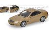 Mercedes Benz R230 Cabriolet with MOVABLE ROOF SL Class 2001 gold metallic 1:43