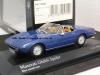 Maserati Ghibli Cabriolet Spider 1969 blue metallic 1:43