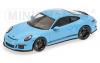 Porsche 911 991 Coupe R 2016 blue 1:43