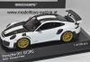 Porsche 911 991 Coupe GT2 RS WEISSACH PAKET 2018 white / black 1:43