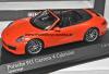 Porsche 911 991 Cabriolet Carrera 4 2016 orange 1:43