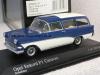 Opel Rekord P1 Caravan Break 2-door 1958-1960 white blue 1:43