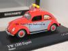VW Beetle 1200 Export 1951 with Engine SINALCO red 1:43