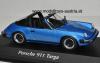 Porsche 911 G Model Targa 1977 blue metallic 1:43