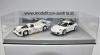 Porsche 962 C + Porsche 911 Carrera 4 S weiss PDK Set 1:43