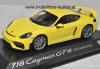 Porsche 718 Cayman GT4 SPECTRUM Edition yellow 1:43