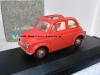 Fiat 500 1957 mit offenem Dach rot 1:43