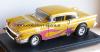 Chevrolet Bel Air Coupe 1957 Custom Hot Rod gold metallic 1:18