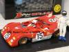 Ferrari 312 PB 1.000 km Rennen Monza 1971 ICKX / REGAZZONI 1:43