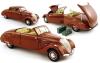 Peugeot 402 Eclipse Cabriolet 1936 with movable Roof brown 1:18