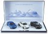 Renault Alpine A110 2017 First Edition blue / white / black 1:43 Set with 3 Cars