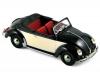 VW Beetle HEBMÜLLER Cabriolet 1949 black / beige 1:43