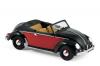 VW Beetle Hebmüller Cabriolet 1949 black / red 1:43
