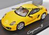 Porsche Cayman S 2013 yellow 1:43