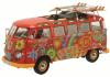 VW T1 Samba Bus Hippie with Surfboards 1:18