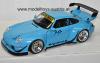 Porsche 911 993 Coupe RWB Rauh Welt 2018 SHINGEN blue 1:18