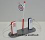 Gas Pump Station ESSO Tap red / white / blue 1:43 Dinky Toys