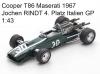 Cooper T86 Maserati 1967 Jochen RINDT 4th Italian GP 1:43