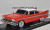 Plymouth Fury 1958 Evil Version CHRISTINE Movie from 1983 red/ white 1:43