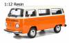 VW T2 Bus 1978 orange / white 1:12