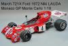 March 721X Ford 1972 Niki LAUDA Monaco GP Monte Carlo 1:18
