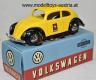 VW Beetle Ovali Swiss Post Office yellow / black 1:48